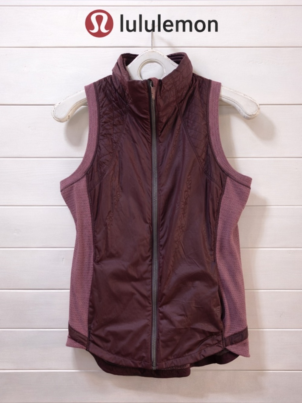 LULULEMON - Burgundy Rebel Runner Vest - Size 6